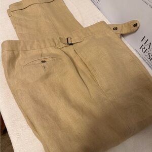 Polo by Ralph Lauren Linen Dress Pants – Men’s 36x30 – Tan – 100% Linen